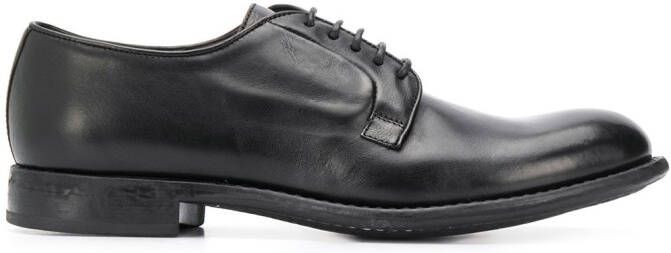 Doucal's leather Derby shoes Black