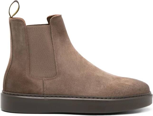 Doucal's suede Chelsea ankle boots Brown