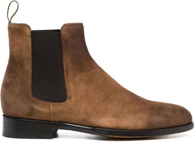 Doucal's suede chelsea boots Brown