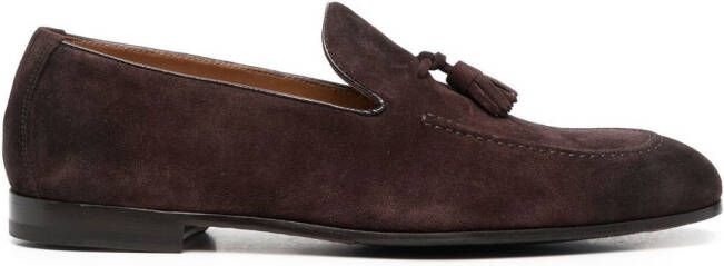 Doucal's Tassels leather loafers Brown