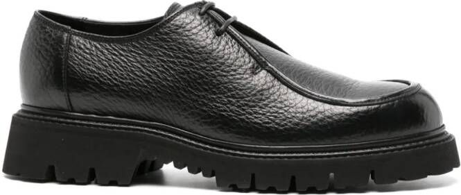 Doucal's x Neil Barrett chuncky sole leather loafers Black