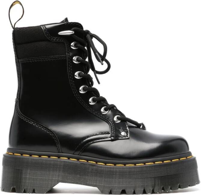 Dr. Martens Jadon leather combat boots Black