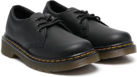 Dr. Martens Kids 1461 leather Derby shoes Black