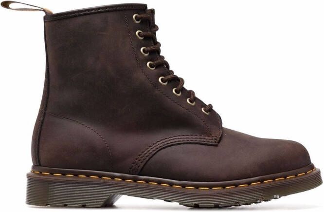 Dr. Martens lace-up ankle-length boots Brown