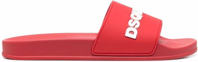 DSQUARED2 logo-print sliders