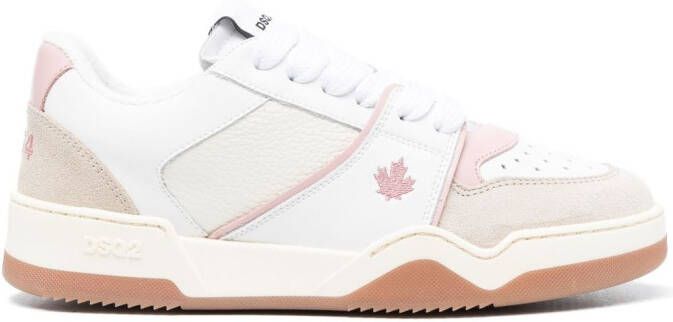 DSQUARED2 panelled lace-up sneakers White