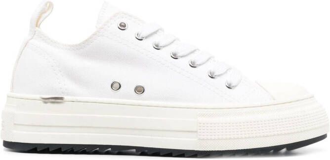 DSQUARED2 platform-sole low-top sneakers White