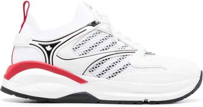 DSQUARED2 x Dash panelled low-top sneakers White