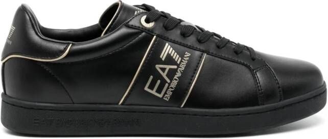 Ea7 Emporio Armani EA7 Classic leather sneakers Black