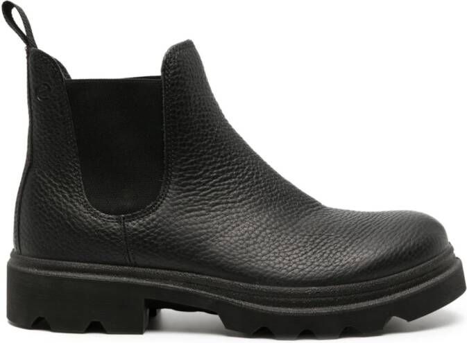 ECCO Grainer leather ankle boots Black