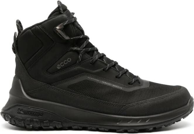 ECCO ULT-TRN leather insulated boots Black