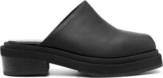 Eckhaus Latta Zoe 55mm leather mules Black
