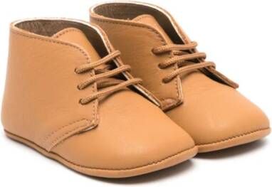 Eli1957 lace-up leather ankle boots Brown