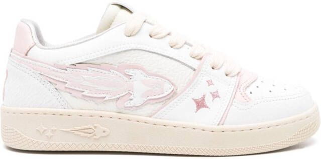 Enterprise Japan EJ Egg Rocket leather sneakers White