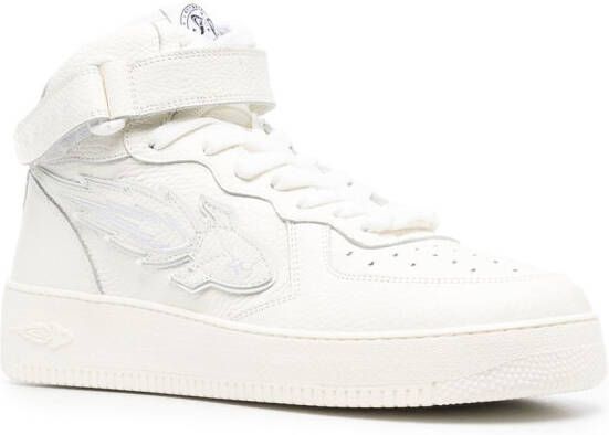 Enterprise Japan Rocket high-top leather sneakers White