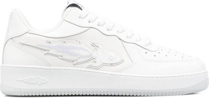 Enterprise Japan rocket-motif low-top sneakers White