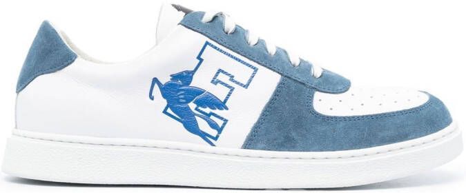 ETRO logo-print panelled sneakers White