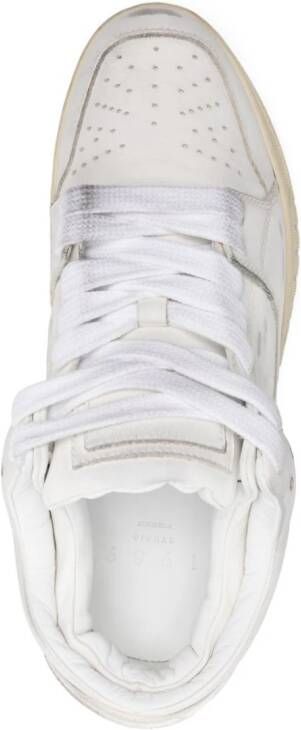 1989 STUDIO Vintage Dirty leather sneakers White
