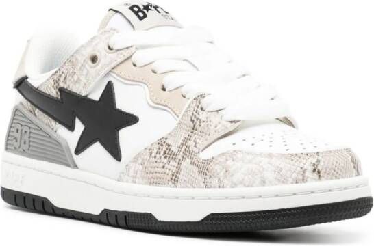 A BATHING APE SK8 STA panelled sneakers Multicolour