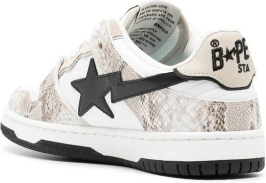 A BATHING APE SK8 STA panelled sneakers Multicolour