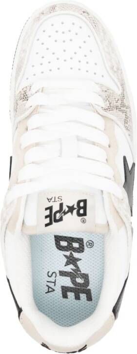 A BATHING APE SK8 STA panelled sneakers Multicolour