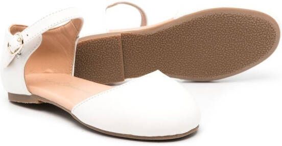 Age of Innocence Avery flat ballerinas White