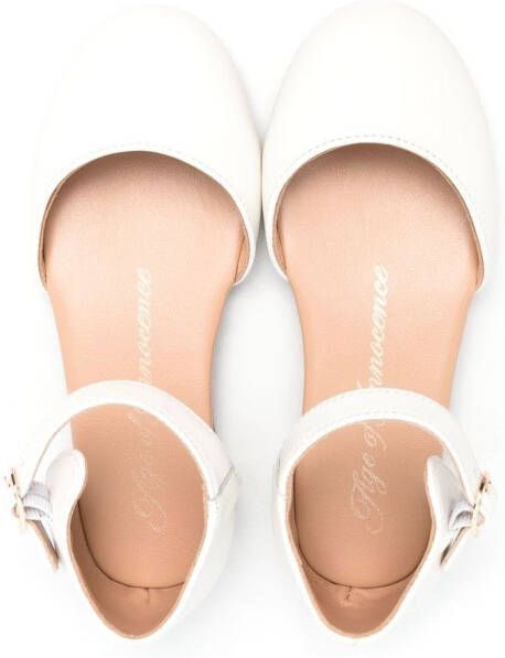 Age of Innocence Avery flat ballerinas White