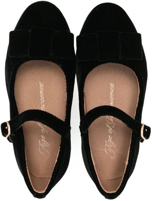 Age of Innocence Ellen side-buckle ballerinas Black