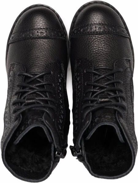 Age of Innocence Gents lace-up leather ankle boots Black
