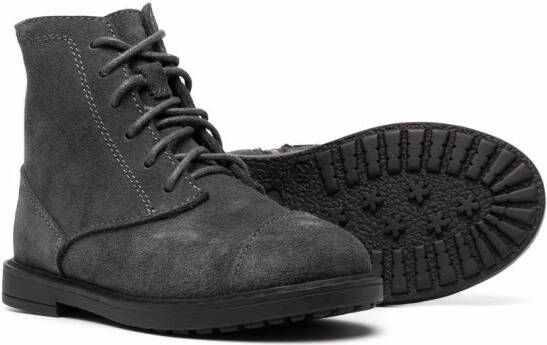 Age of Innocence Gents lace-up suede ankle boots Grey