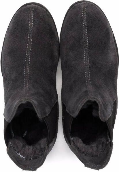 Age of Innocence Gents shearling-lined suede Chelsea boots Grey
