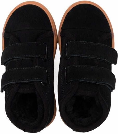 Age of Innocence Gents suede touch-strap boots Black