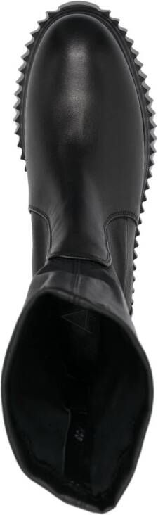 AGL Milagros 65mm round-toe boots Black