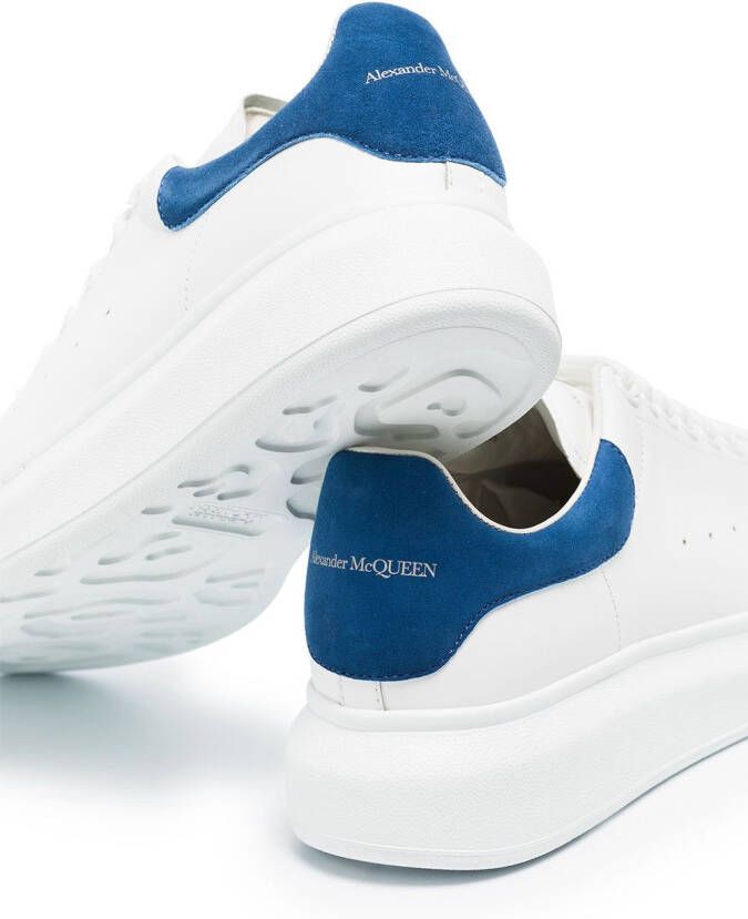 Alexander McQueen Wmns Oversized Sneaker "Paris Blue" White - Picture 1
