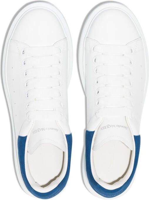 Alexander McQueen Wmns Oversized Sneaker "Paris Blue" White - Picture 3