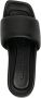 Alexander Wang Float logo-debossed platform slides Black - Thumbnail 4