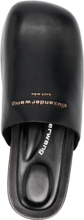 Alexander Wang Zoe 85mm leather mules Black