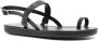 Ancient Greek Sandals Kamara leather sandals Black - Thumbnail 1