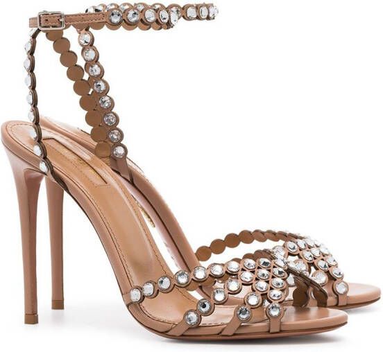 Aquazzura 105mm Tequila sandals Pink - Picture 1