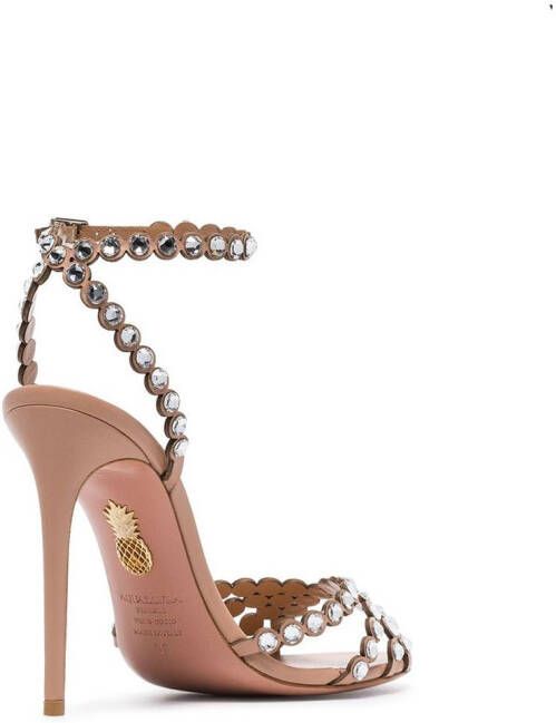 Aquazzura 105mm Tequila sandals Pink - Picture 2