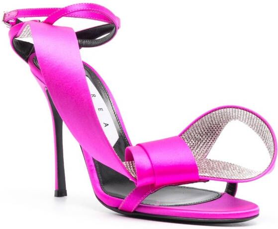 AREA x Sergio Rossi Marquise 110mm sandals Pink