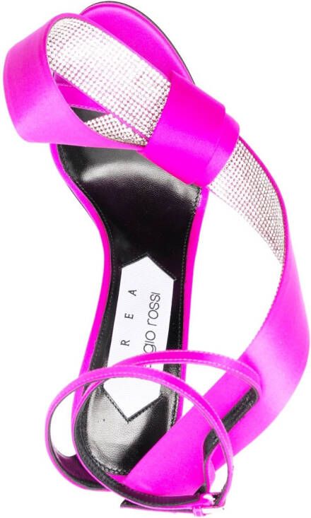 AREA x Sergio Rossi Marquise 110mm sandals Pink