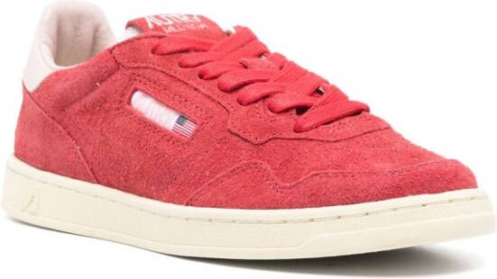 Autry Medalist suede sneakers Red