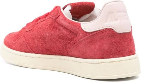Autry Medalist suede sneakers Red