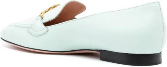 Bally Daily Emblem leather loafers Green