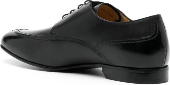 Bally panelled leather derby shoes Black