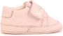 BOSS Kidswear logo-lettering leather slippers Pink - Thumbnail 1