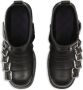 Burberry buckled leather biker boots Black - Thumbnail 4