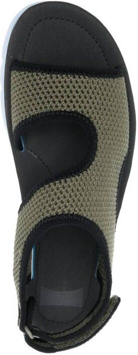 Camper Oruga Up platform sandals Green