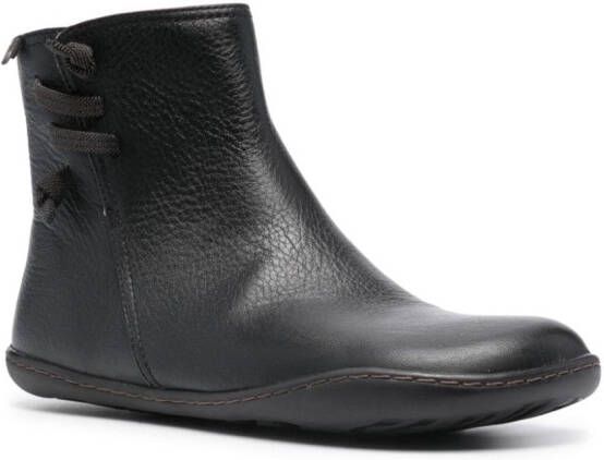 Camper Peu Cami leather boots Black